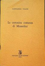 La certosina costanza di Mussolini. Ed. f. c