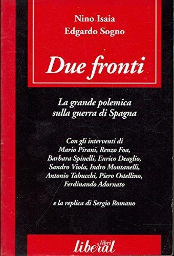 Due fronti - Nino Isaia - copertina