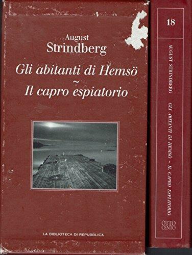 ABITANTI DI HEMSO - CAPRO ESPIATORIO - August Strindberg - copertina