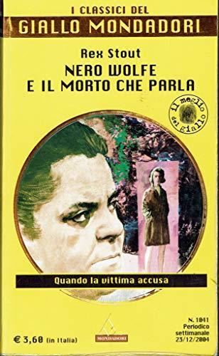 Nero Wolfe e il morto che parla - Rex Stout - copertina