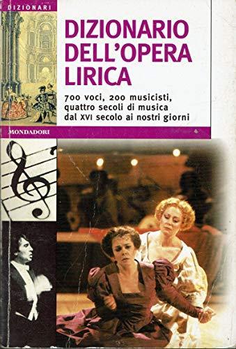 Dizionario dell'opera lirica - Mario Porzio - copertina