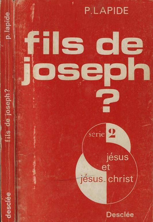 Fils de joseph? - Pinchas Lapide - copertina