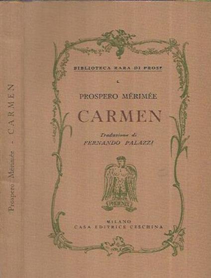 Carmen - Prosper Mérimée - copertina