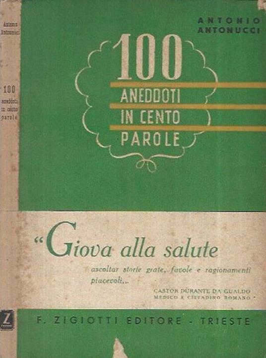 100 aneddoti in cento parole - Antonio Antonuccio - copertina