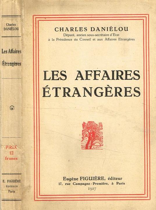 Les affaires étrangères - copertina