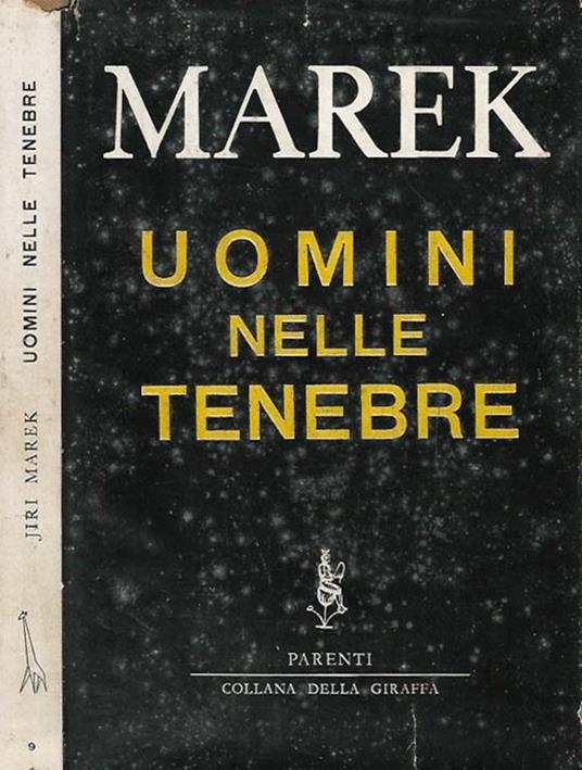 Uomini delle tenebre - Jiri Marek - copertina