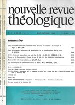 Nouvelle Revue Théologique 115° annee N. 4, 5