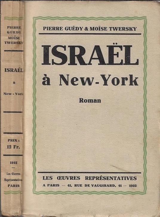 Israel à New-York - Pierre Guédy - copertina