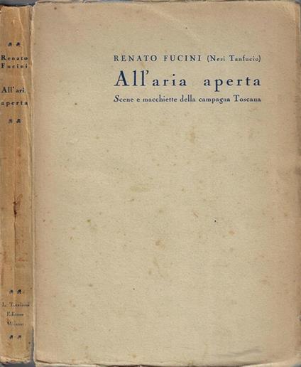 All'aria aperta - Renato Fucini - copertina