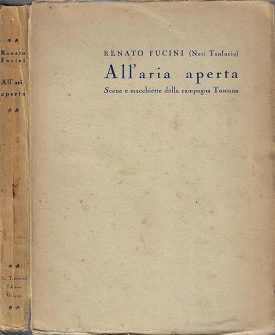 All'aria aperta - Renato Fucini - copertina