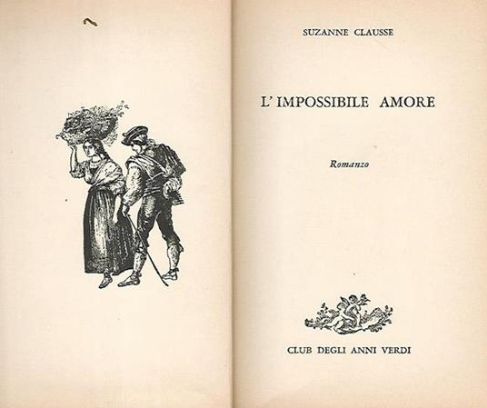 L' impossibile amore - Suzanne Clausse - copertina