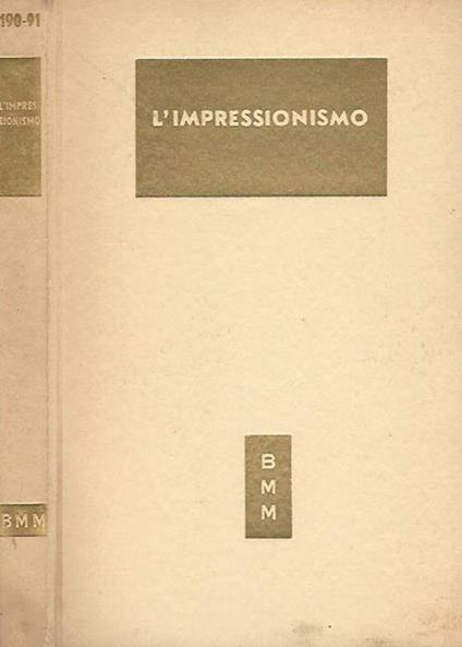 L' impressionismo - Virgilo Gilardoni - copertina