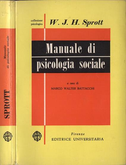 Manuale di psicologia sociale - copertina