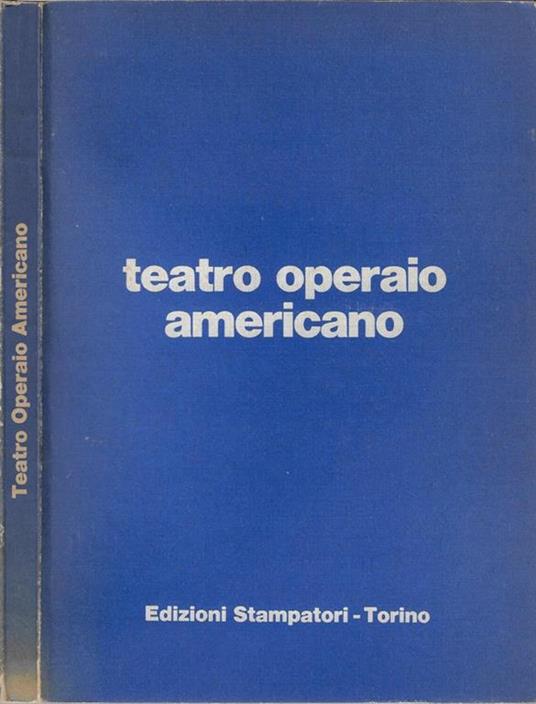 Teatro operaio americano - copertina