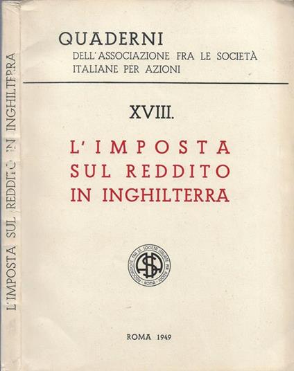 L' imposta sul reddito in Inghilterra - copertina