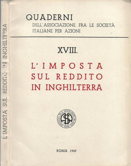 L' imposta sul reddito in Inghilterra - copertina