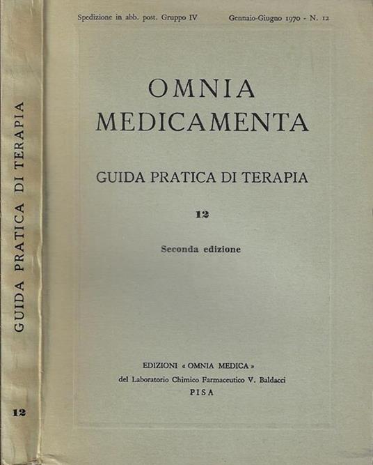 Omnia medicamenta Anno 1970 N° 12 - copertina