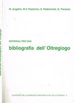 Materiali per una bibliografia dell'Oltregiogo