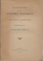 Autenticità delle epistole pastorali di San Paolo Apostolo
