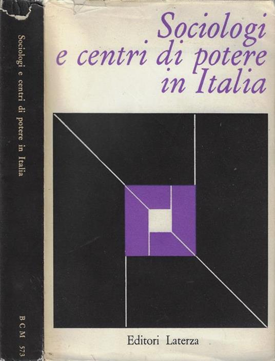 Sociologi e centri di potere in Italia - copertina