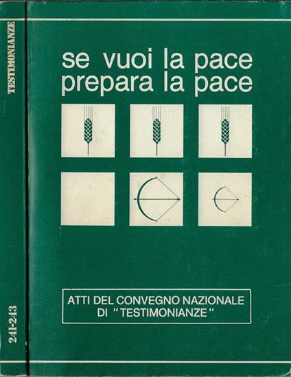 Testimonenze anno XXV N. 1-2-3 - copertina