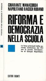 Riforma e democrazia nella scuola