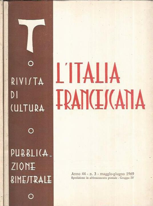 L' Italia Francescana - copertina