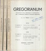 Gregorianum 1963 Numero 2-3-4