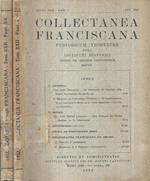 Collectanea Franciscana Annus XXII Fasc 1 e Fasc 3-4
