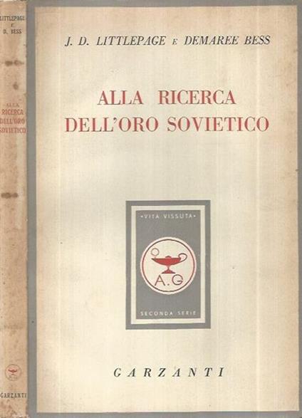 Alla ricerca dell'oro sovietico - copertina