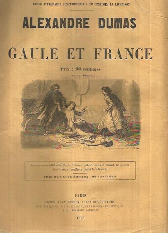 Gaule et France - Alexandre Dumas - copertina