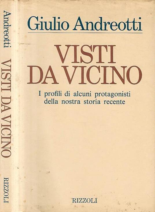 Visti da vicino - Giulio Andreotti - copertina