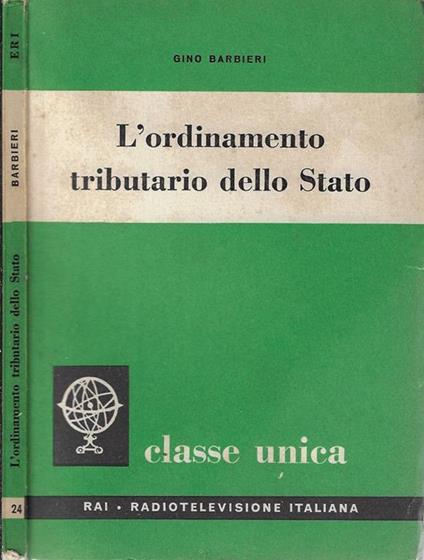 L' ordinamento tributario dello Stato - Gino Barbieri - copertina