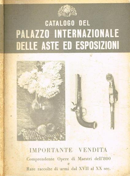 Catalogo del Palazzo Internazionale delle aste ed esposizioni - Massimo Bartolozzi - copertina