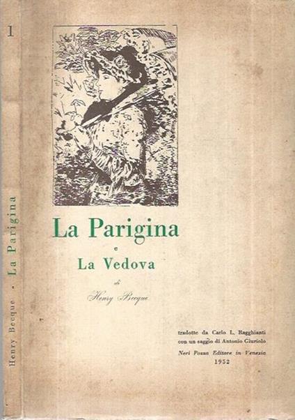 La Parigina e la Vedova - Henry Becque - copertina