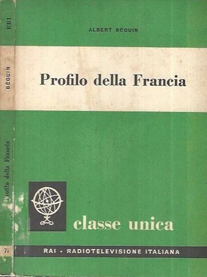 Profilo della Francia - Albert Béguin - copertina