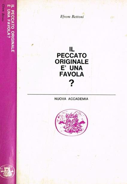 Il peccato originale è una favola? - Efrem Bettoni - copertina