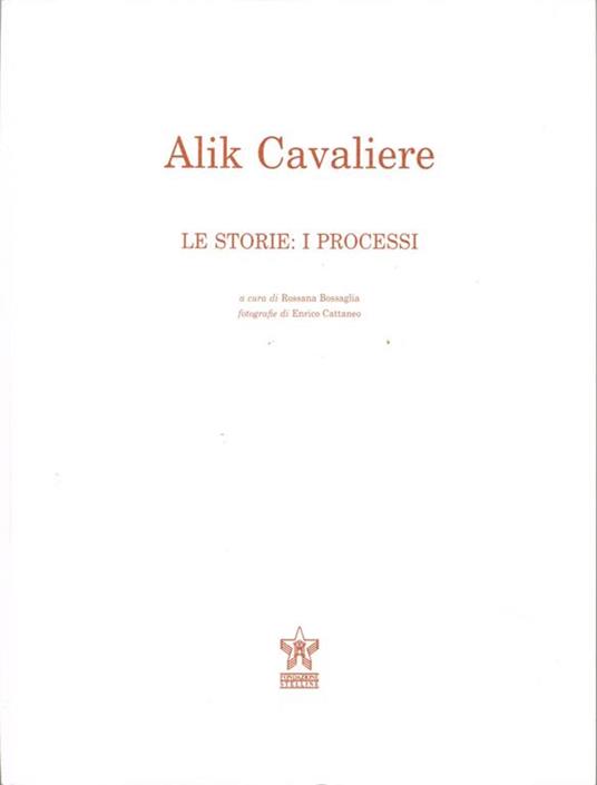 Alik Cavaliere - Rossana Bossaglia - copertina