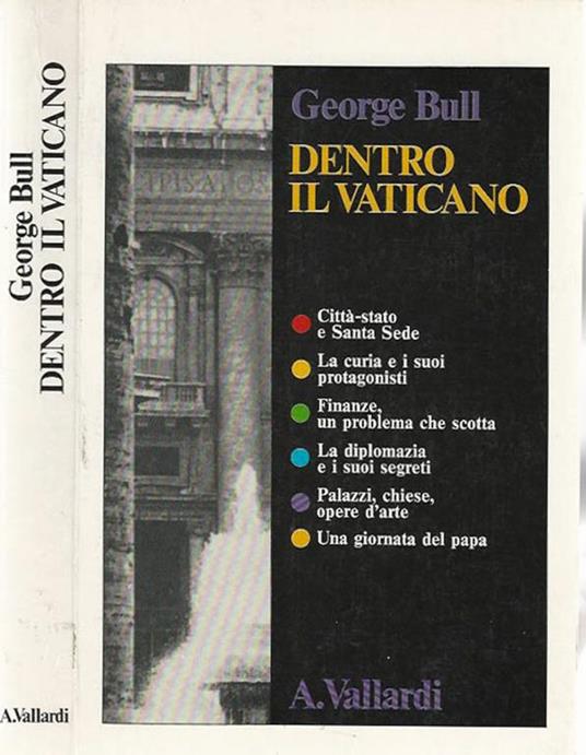 Dentro il Vaticano - George Bull - copertina