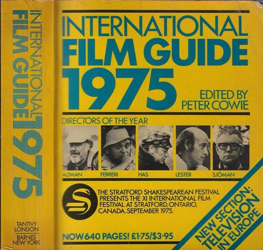 International film guide 1975 - Peter Cowie - copertina