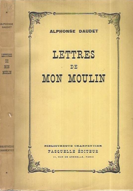 Lettres de Mon Moulin - Alphonse Daudet - copertina