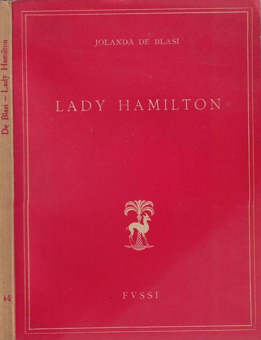 Lady Hamilton - Jolanda De Blasi - copertina