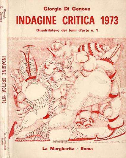 Indagine Critica 1973 - Giorgio Di Genova - copertina