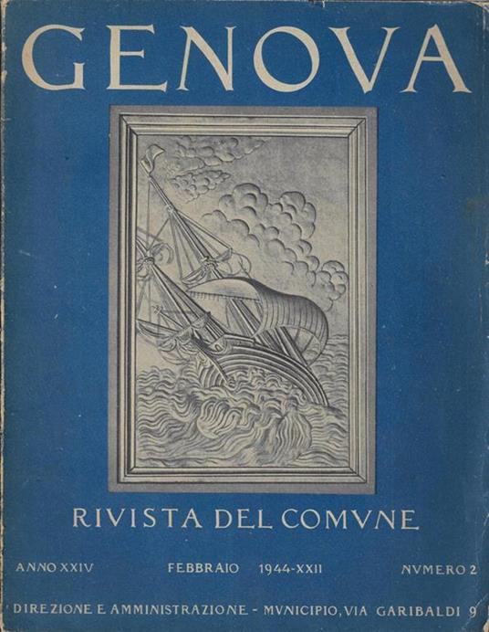 Genova Anno XXIV N° 2 - Valentino Gavi - copertina
