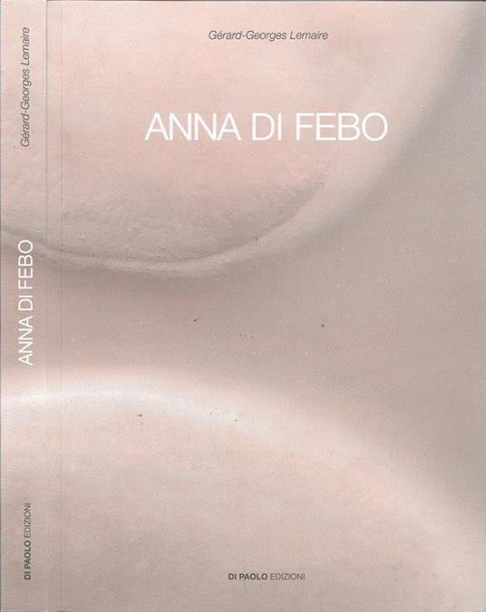 Anna Di Febo - Gérard-Georges Lemaire - copertina