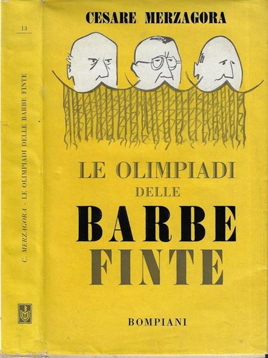 Le olimpiadi delle barbe finte - Cesare Merzagora - copertina