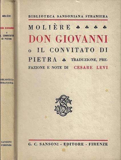 Don Giovanni - Molière - copertina