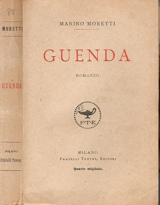 Guenda - Marino Moretti - copertina