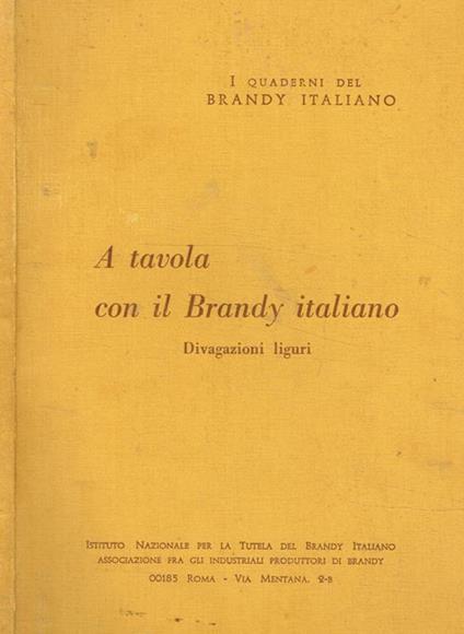 A tavola con il Brandy italiano - Luigi Papo - copertina