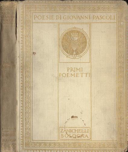 Primi poemetti - Giovanni Pascoli - copertina